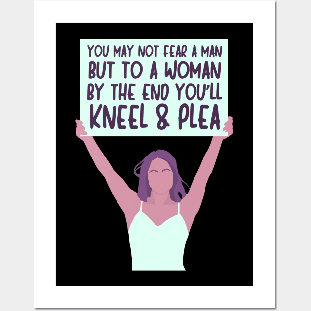 Women's Empowerment Protest Design Wall Art by FairyNerdy